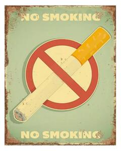 Retro plechová cedule - NO SMOKING