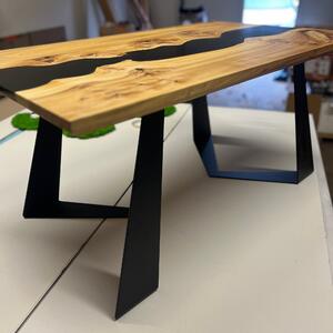 RV Wood Jilmový konferenční stůl 100x60x48 cm