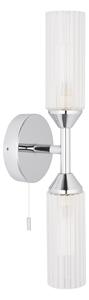 Endon 97172 - Koupelnové nástěnné svítidlo NATORI 2xG9/3W/230V IP44 lesklý chrom