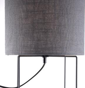 Moderní stolní lampa šedá - Hina