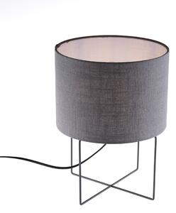 Moderne tafellamp grijs E27 - Hina