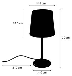 Moderne tafellamp geel E27 - Lakitu