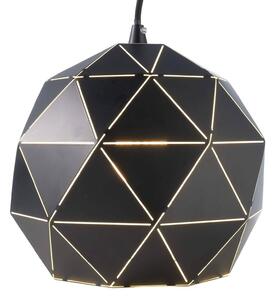 Závěsné svítidlo Asterope, Ø 25 cm, kulaté, černé