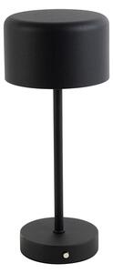 Moderne tafellamp zwart oplaadbaar - Poppie