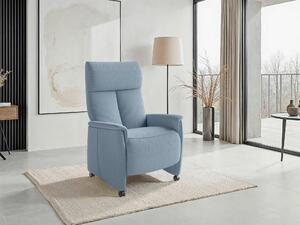 RELAXAČNÍ KŘESLO, textil, světle modrá Sit & More - Online Only křesla & taburety, Online Only
