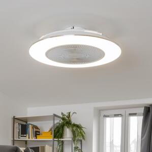 Brilagi - LED Stmívatelné svítidlo s ventilátorem AURA LED/38W/230V bílá + DO