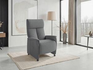 RELAXAČNÍ KŘESLO, textil, šedá Sit & More - Online Only křesla & taburety, Online Only