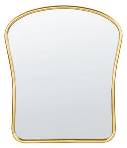 Zrcadlo NOTH 45 cm 53 cm Kov Zlatá