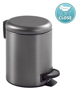 Gedy Gedy, POTTY odpadkový koš 3l, Soft Close, gun metal, 320981