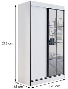Oslo II 120cm Kombinace barev: Bílá/černá
