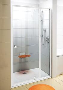 Ravak Sprchové dveře jednokřídlé 100 cm black, PDOP2-100 TRANSPARENT BLACK 03GA0300Z1 Profil: Bílá, Sklo: Hladké čiré PDOP2-100 TRANSPARENT