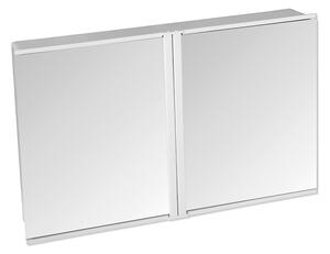 Slovarm Ostatní Zrcadlová skříňka dvoudílná (galerka) - bílá, plast - 640105