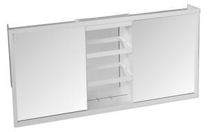 Slovarm Ostatní Zrcadlová skříňka třídílná (galerka) - bílá, plast - 640104
