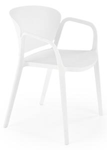 Halmar židle K491 + barevné provedení: bílá