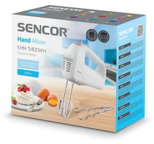Sencor SHM 5400WH ruční šlehač, bílá