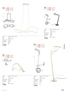Redo 01-3599 - LED Stmívatelný lustr na lanku TEMPEST LED/58W/230V černá