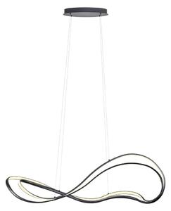 Redo 01-3599 - LED Stmívatelný lustr na lanku TEMPEST LED/58W/230V černá