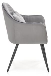 Jídelní židle SCK-464 šedá/černá