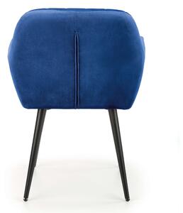 Jídelní židle SCK-429 tmavě modrá/černá