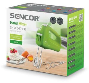 Sencor SHM 5401GR ruční šlehač, zelená