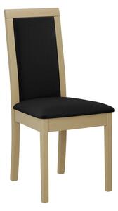 Čalouněná jídelní židle Heven IV, Barva dřeva: černý, Potah: Kronos 22 Mirjan24 5903211285080