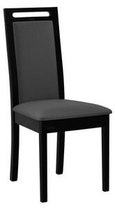 Čalouněná jídelní židle Heven VI, Barva dřeva: černý, Potah: Kronos 22 Mirjan24 5903211285400