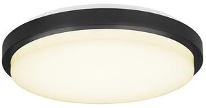 Stropní/nástěnná lampa Upscale bílá, černá Rozměry: Ø 28 cm, výška 5 cm