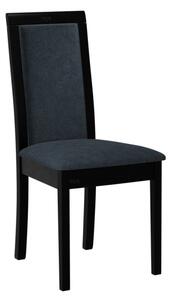 Čalouněná jídelní židle Heven IV, Barva dřeva: černý, Potah: Zetta 300 Mirjan24 5903211285226