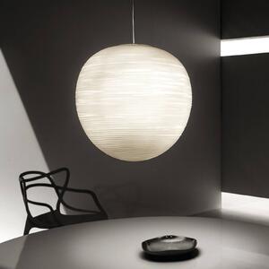 Foscarini Rituals XL E27-LED závěsné světlo ze skla, stmívatelný, Bílá / opál, Obývací pokoj / jídelna, Sklo, Design