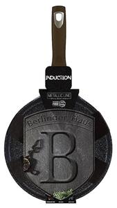 BERLINGERHAUS Pánev na palačinky s mramorovým povrchem 25 cm Shiny Black Collection BH-6613