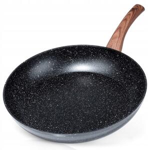 Tradiční pánev Vilde Black&Wood 32 cm granitová