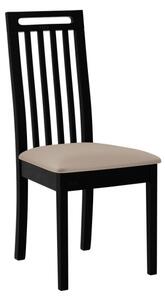 Čalouněná jídelní židle Heven X, Barva dřeva: černý, Potah: Paros 2 Mirjan24 5903211290336