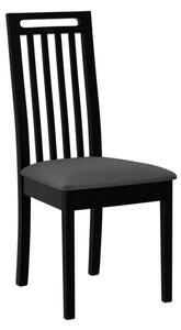 Čalouněná jídelní židle Heven X, Barva dřeva: černý, Potah: Kronos 22 Mirjan24 5903211290329