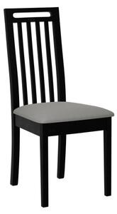 Čalouněná jídelní židle Heven X, Barva dřeva: černý, Potah: Hygge D91 Mirjan24 5903211290305