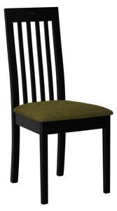 Čalouněná jídelní židle Heven IX, Barva dřeva: černý, Potah: Kronos 7 Mirjan24 5903211287510