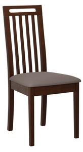 Čalouněná jídelní židle Heven X, Barva dřeva: ořech, Potah: Hygge D91 Mirjan24 5903211290381