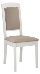 Čalouněná jídelní židle Heven XIV, Barva dřeva: bílá, Potah: Soro 28 Mirjan24 5903211291548