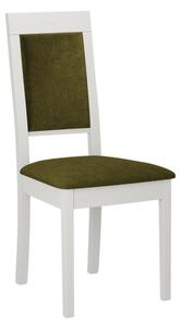 Čalouněná jídelní židle Heven XIII, Barva dřeva: bílá, Potah: Hygge D91 Mirjan24 5903211291180