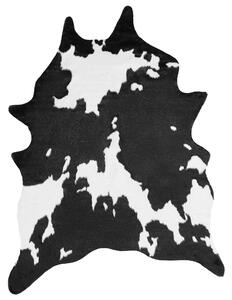 Koberec z umělé hovězí kůže 150 x 200 cm černý / bílý BOGONG