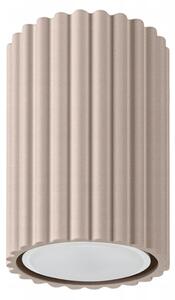 Stropní Svítidlo Sollux Lighting šedé kulatý hliníkové 1xGU10 10W Karbon