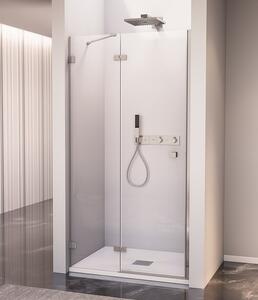 Polysan, FORTIS EDGE sprchové dveře bez profilu 1000mm, čiré sklo, pravé, FL1210R