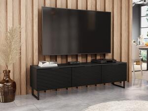 TV stolek/skříňka Kotoni 150, Barva: Černý grafit/Černá Mirjan24 5903211299049