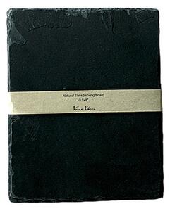 Vance Kitira břidlicový servírovací talíř obdélník černý Rozměry: 29 x 38 cm