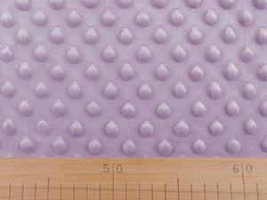 Minky s 3D puntíky SAN METRÁŽ - 6 (69) fialová lila