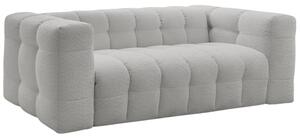 Bobochic Paris Světle šedá bouclé rozkládací pohovka Cloud 228 cm