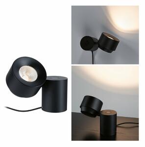 PAULMANN LED stolní lampa 3-krokové-stmívatelné Puric Pane 2700K 3W černá