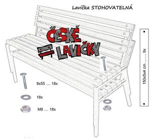 České lavičky s.r.o. Lavice Stohovatelná CL1035