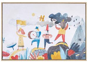 Plátno BIBBIENA Dětský motiv 63 x 99 cm Pestrá