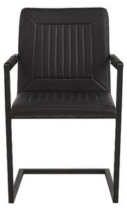 Set 2 ks. jídelních židlí BOLENDE (černá). 1023598