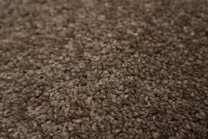 Vopi koberce Kusový koberec Eton hnědý květina - 120x120 kytka cm